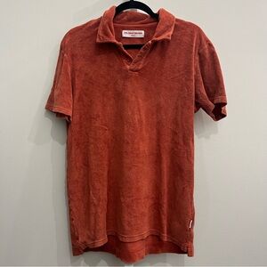 Orlebar Brown Rust Polo Shirt